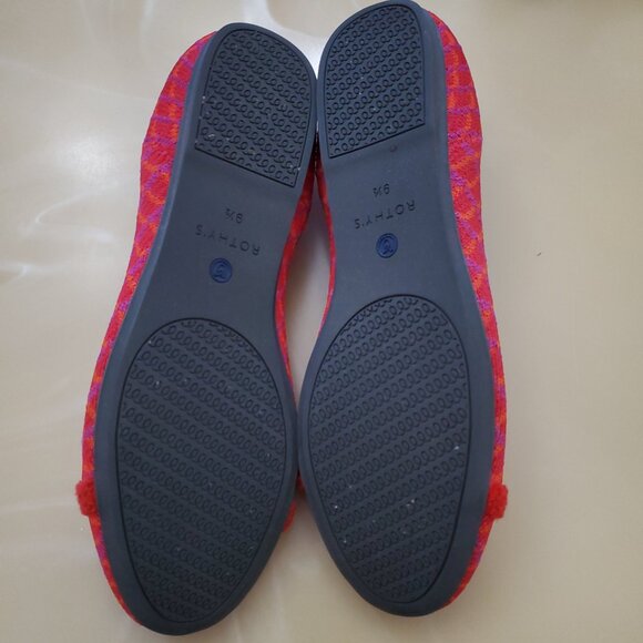 Rothy's The Loafer Pomegranate Grid Slip On Shoes Size 9.5 - Picture 11 of 11